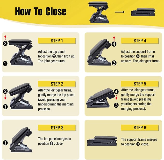 Foot Rest for Under Desk at Work Ergonomic Footrest with Adjustable Height and Angle, Foldable Foot Stool with Removable Pad Massage Beads for Office Gaming Chair Gray