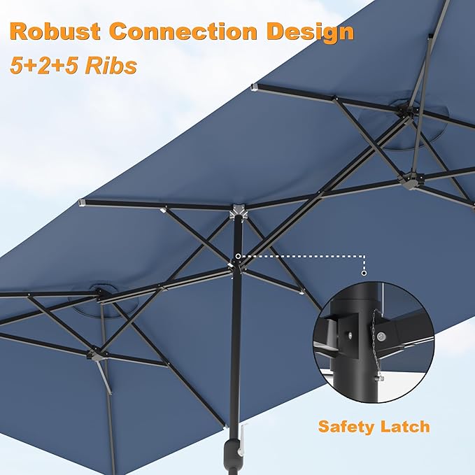 Kullavik 15FT Outdoor Patio Umbrella