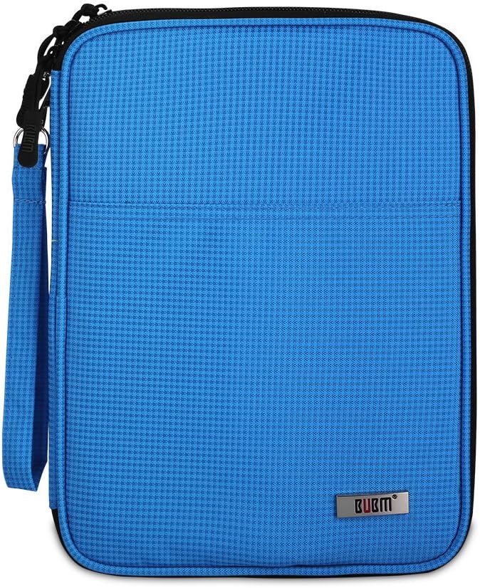 BUBM Electronic Accessories Organizer, Travel Gadget Bag for Cables, Blue