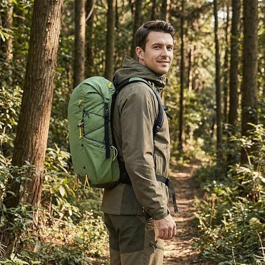 AONIJIE 30L Large Multipurpose Backpack for Travel, Hiking, Commuting, Sports & Work - Durable, Lightweight Daypack (Army green)