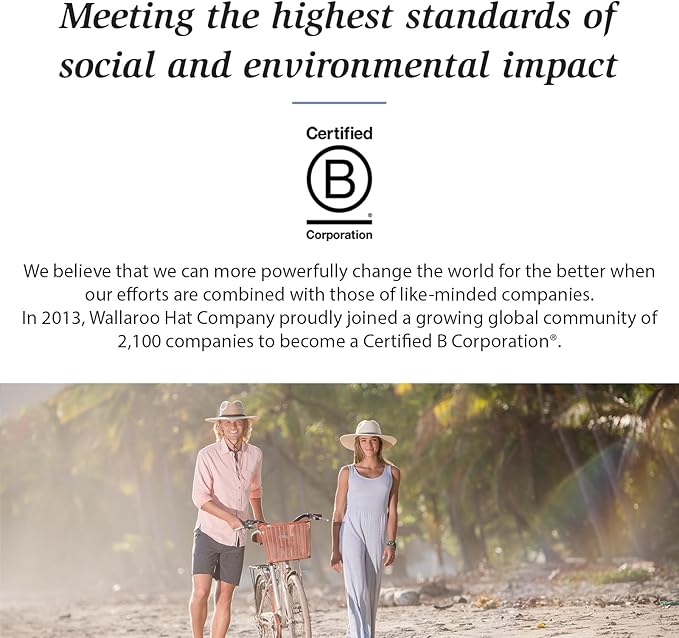 Wallaroo Hat Company Women’s Petite Charlie Fedora – UPF 50+, Packable Design, Adjustable Sizing for Smaller Crown Sizes