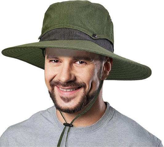 Solaris Sun Hat with Neck Flap, UPF 50 Sun Protection Lightweight Sun Cap for Men Women, Wide Brim Hat for Fishing Hiking
