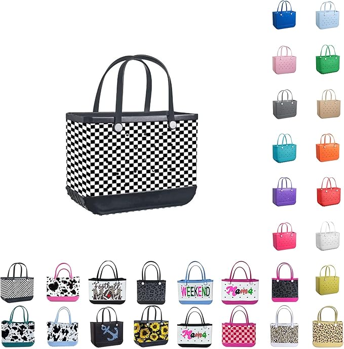 EVA Waterproof Washable Tote Bag for Beach, Pool, Boat, Sports