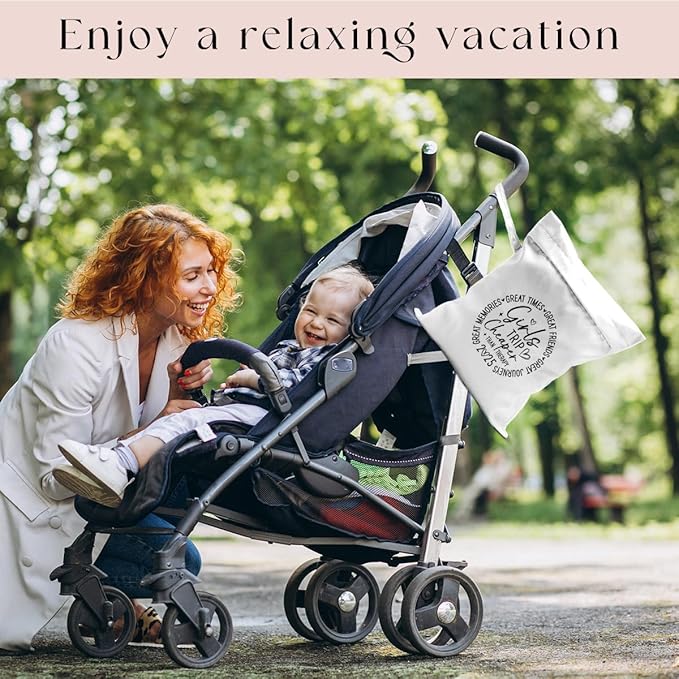 6Pcs Girls Trip Gifts Wet Dry Bag, Beach Bag Wet Bag Favors, Sunscreen Bags Swimsuit Toiletry Travel Essentials For Women, Beach Travel Laundry bags for Dirty Diaper Swimsuit Gifts