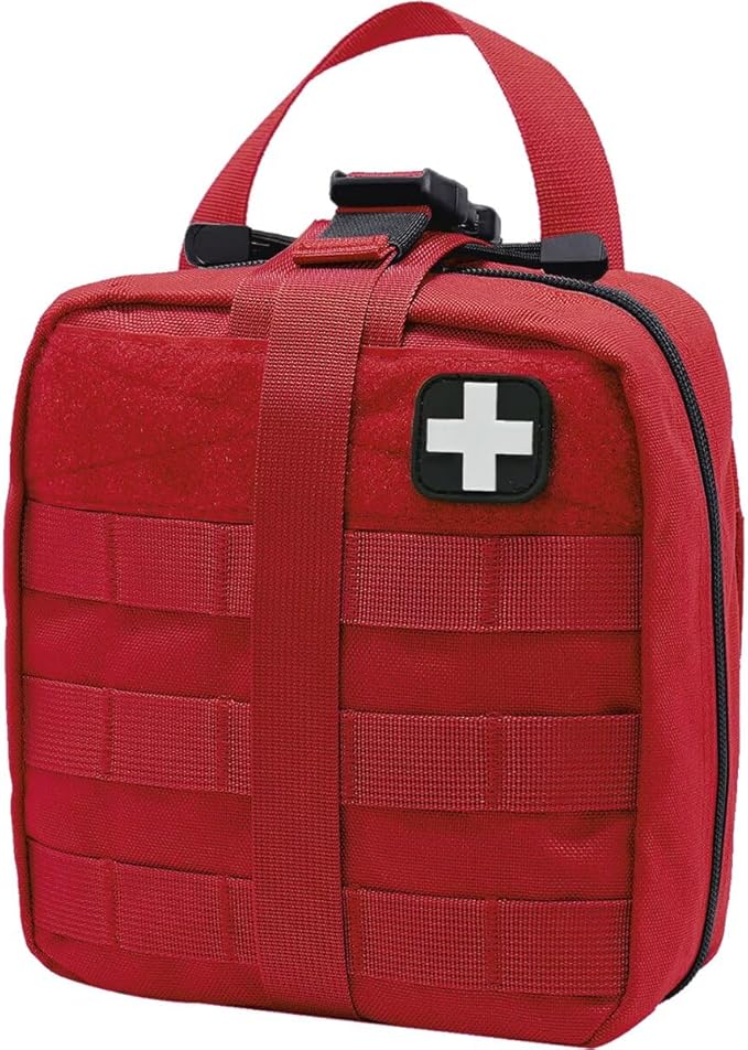 First Aid Kit Med Medical - Kit Rip-Off 180 pcs Water-Resistant Emergency Kit for Camping Hiking Home Outdoor Truck Vehicle Car Fishing Travel Biking