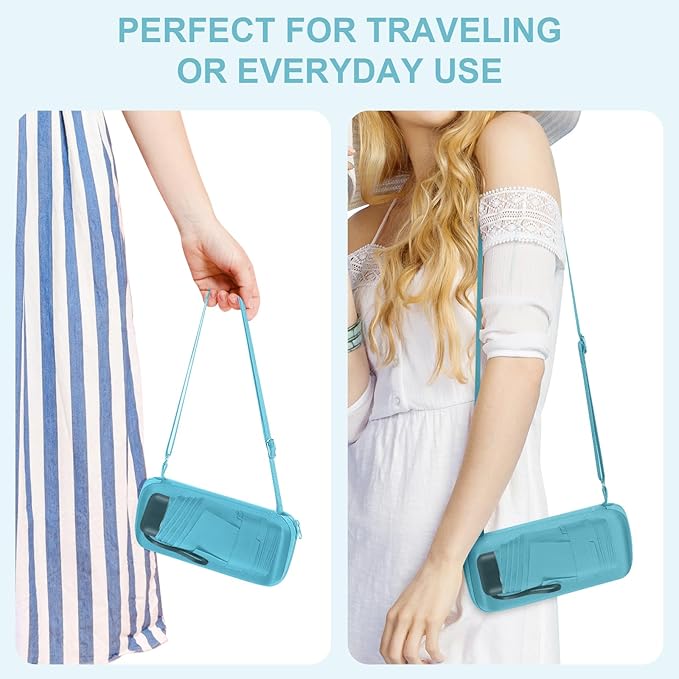 LEAGERA Compact Travel Umbrella with Case - Mini Umbrella for Purse, Small Lightweight &Tiny Design Perfect for Parasol Outdoor Sun&Rain Umbrellas