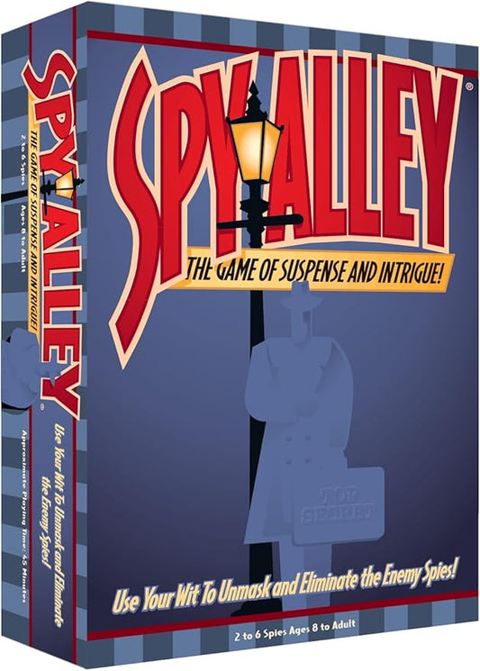 Spy Alley - Mensa Award-Winning Strategy Game - Social Deduction & Bluffing Board Game - Family Game Night Fun - Ages 8+ for 2-6 Players