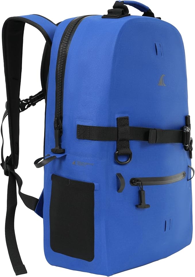 Breakwater Supply™ Waterproof IP68 Submersible Backpack with Airtight Zippers | Laptop Travel Outdoors | Fogland 25L 20L 15L