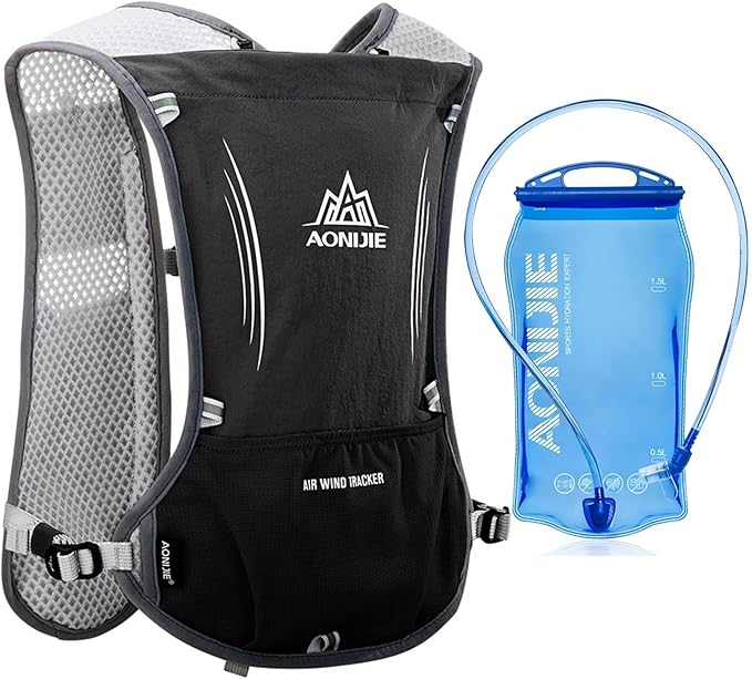 AONIJIE Hydration Vest Pack Backpack 5L Marathoner Running Race Hydration