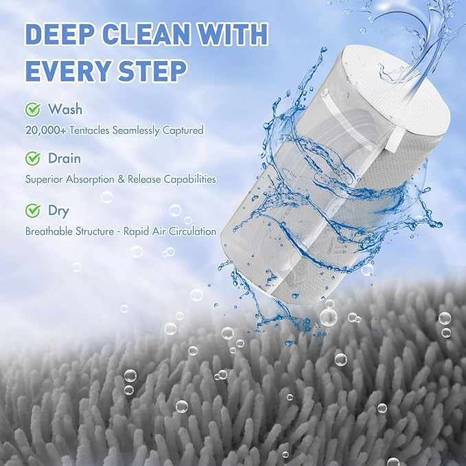 Shoe Washing Machine Bag for Washer and Dryer - Reusable Lint-free, Large Laundry Shoe Bag for Sneakers Tennis Home Washing Kit, Includes Shoe Trees to Prevent Deformation, Grey 2pcs