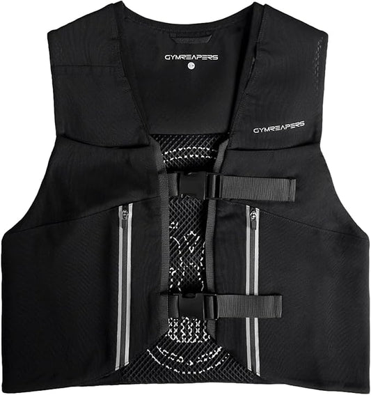 Gymreapers Stryda Run Vest for Women & Men Lightweight Breathable Hydration Backpack for Marathon, Trail Race, Jogging, Cycling & Hiking Zippered Pockets for Running Accessories