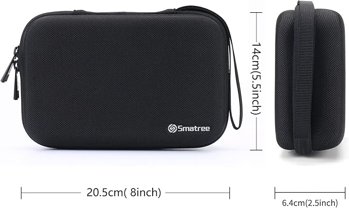 Smatree Hard Accessory Organizer Case Compatible for 14-16inch Apple Pencil,MAC Mini/Magic Trackpad/Magic Mouse/AirPods Pro3/MagSafe Charge/Magsafe Power Adapter,BeatsX,Monster Magnetic Charging Cable