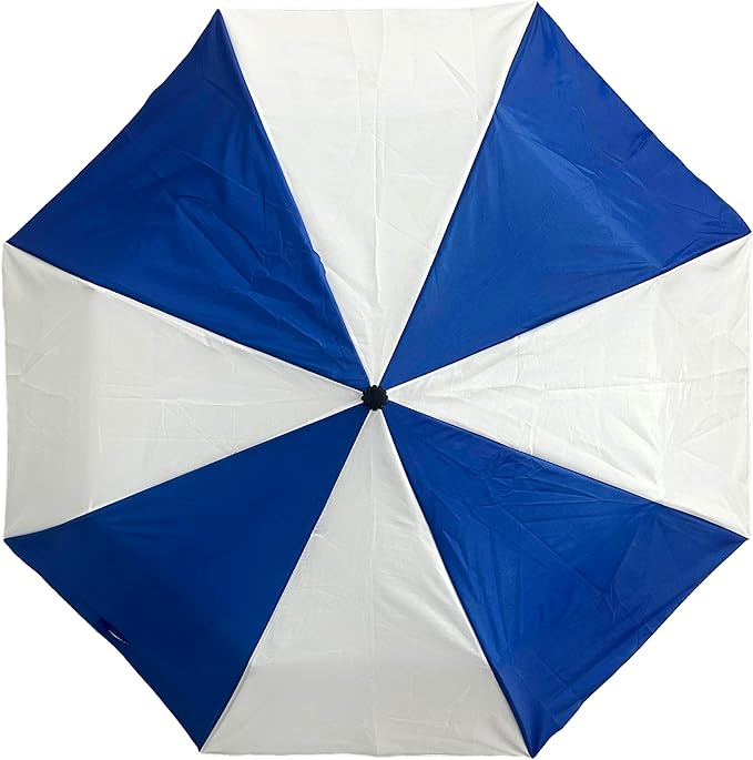 Topsy Turvy Compact Umbrella for Sports Games, Travel, Rain, UV Protection, & Everyday Use, Team Colors