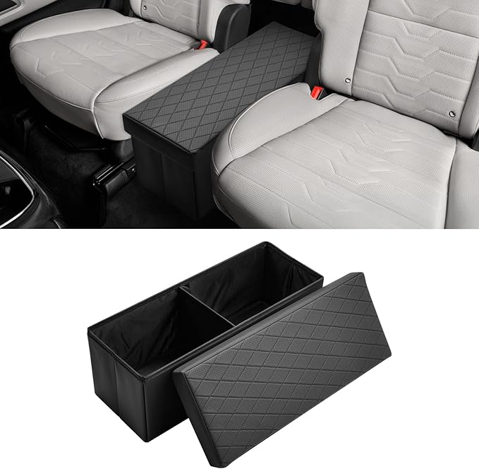 Shademax Car Seat Organizer for Kia Telluride 2020-2025 2026 Accessories, Telluride Backseat Organizer Car Console Organizer for Kids Toys, Baby Supplies, Dog Toys, Snack Organizer, Travel Storage Box