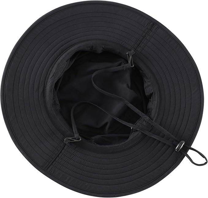 Connectyle Outdoor UPF50+ Men's Sun Hat Foldable Wide Brim Bucket Hat for Fishing Hiking Gardening Breathable Safari Hat