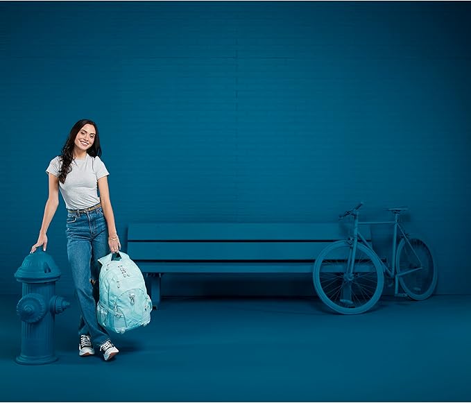 High Sierra Loop-Backpack, Travel, or Work Bookbag with tablet-sleeve, Marble, One Size