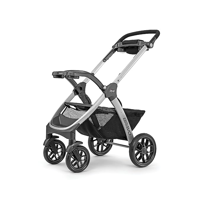Chicco Bravo® 3-in-1 Trio Travel System, Bravo® Quick-Fold Stroller with KeyFit® 30 Infant Car Seat and Base, Car Seat and Stroller Combo