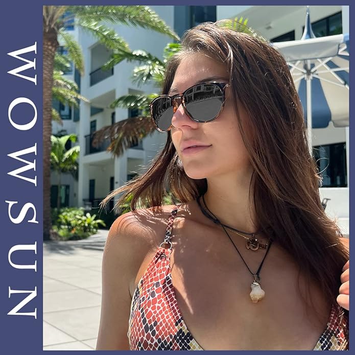 Retro sunglasses womens 2024 trendy round classic glasses