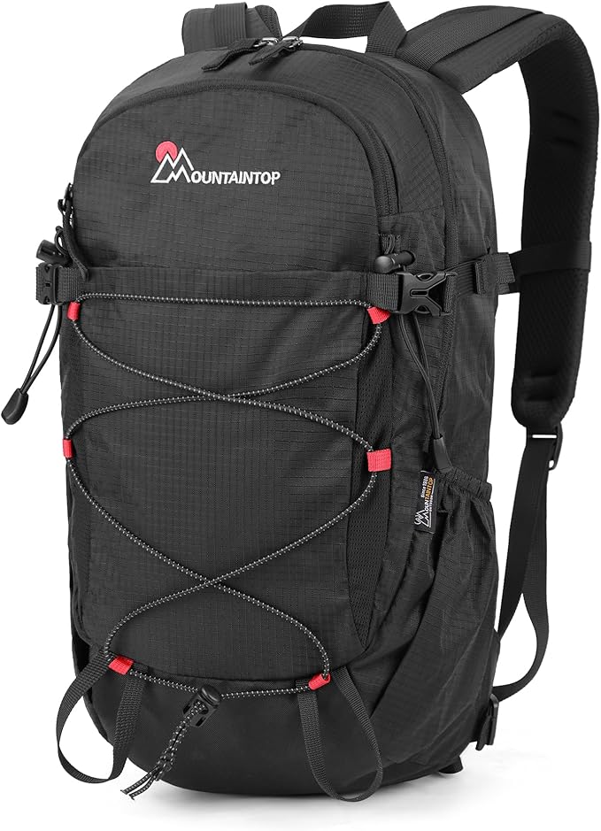 MOUNTAINTOP 18L/25L/40L Hiking Backpack,Lightweight Travel Backpack with Rain Cover for Outdoor Backpacking, Camping