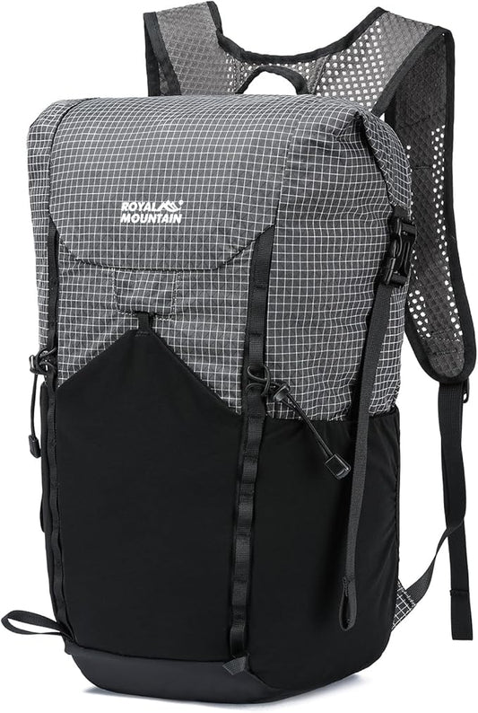 20l Hiking Backpack For Women&Men, Water Resistant Daypack Backpacks, Foldable & Packable Hiking Backpack, Lightweight Small Daypack For Travel Camping (Grey)