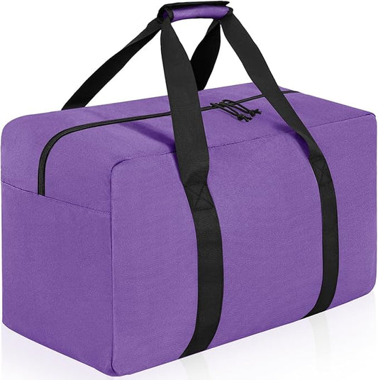 Large Travel Duffle Bag, 60L Gear Bag for Men and Women, Storage Bag Ideal for Overnight Camping and Weekend Getaways