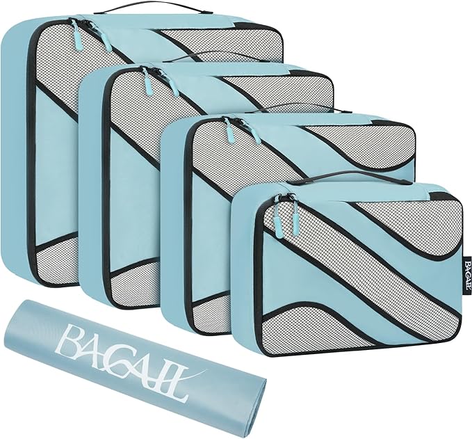 BAGAIL 6 Set Packing Cubes,Travel Luggage Packing Organizers