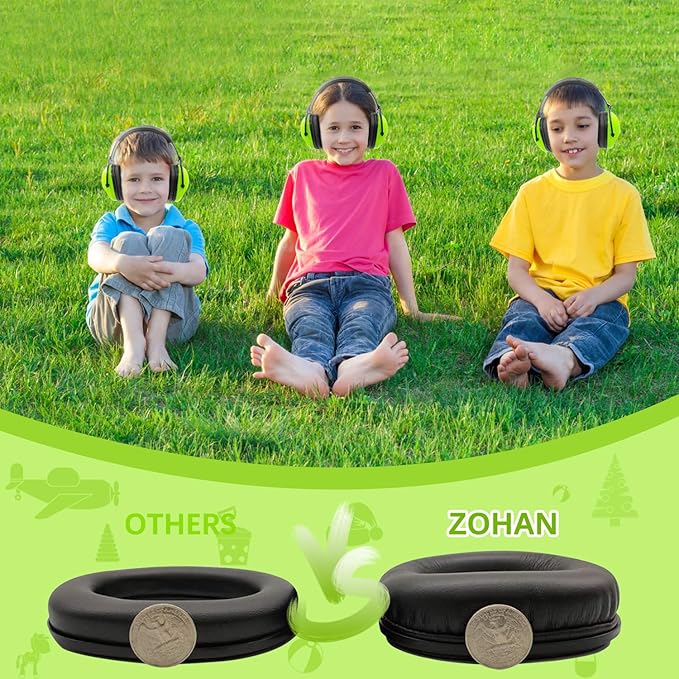ZOHAN Kids Ear Protection 3 Pack,Kids Noise Canceling Headphone for Concerts, Monster Truck, Fireworks