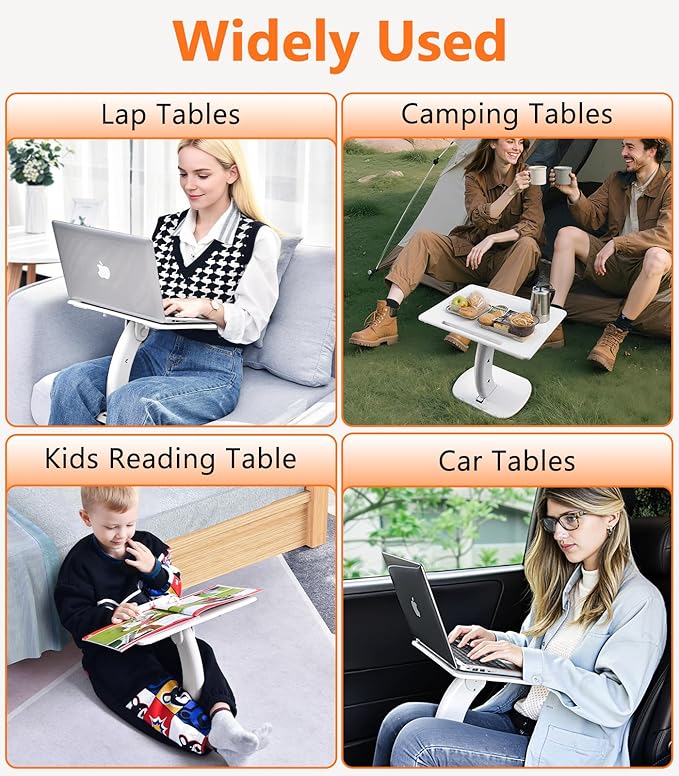 xuenair Car Seat Tray Table for Kids Driver Passenger, Car Desk for Laptop Computer Tablet iPad iPhone Book, Adjustable Portable Laptop Stand for Car Vehicle Camping Travel