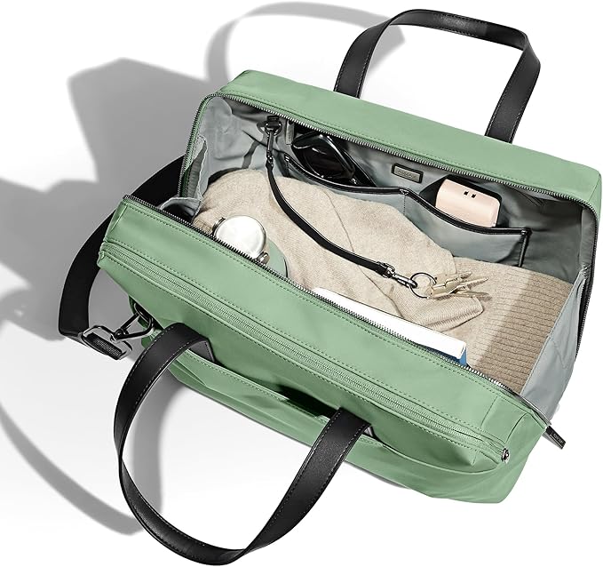 Away Everywhere Bag, Padded Laptop Sleeve, Water Resistant For Every Day Use, Removable Shoulder Strap, Daily Work Bag, Travel Essential Approved Personal Item, Sea Green