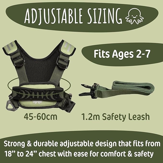 Hobble De Hoo Child Safety Harness | Premium Adjustable Toddler & Kids Harness Ages 2–7 | Autism Support