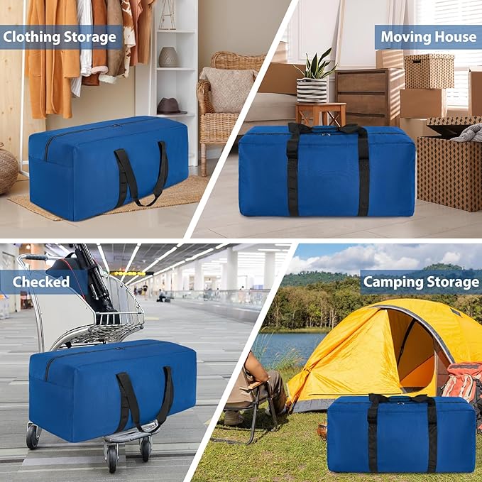 160L Extra Large Travel Duffle Bag, Gear Bag for Men and Women, Storage Bag Ideal for Overnight Camping and Weekend Getaways