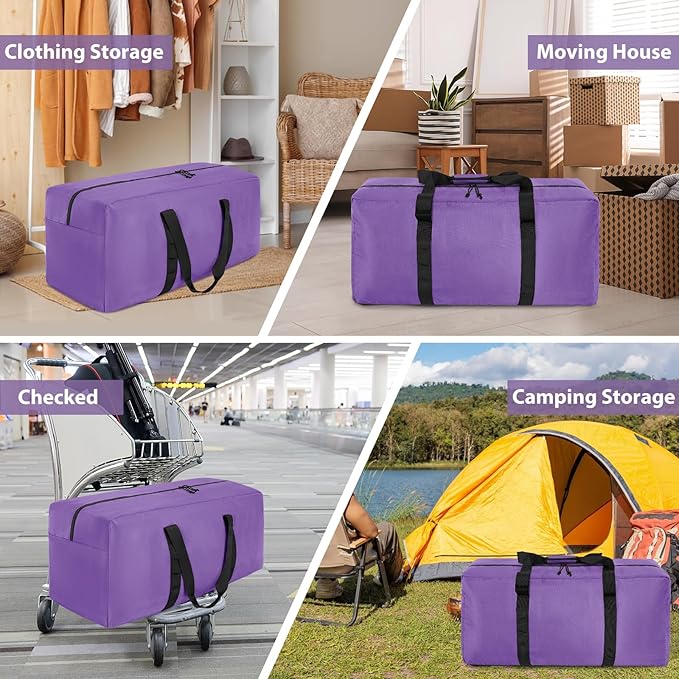 Extra Large Travel Duffle Bag, 160L Gear Bag for Men and Women, Storage Bag Ideal for Overnight Camping and Weekend Getaways