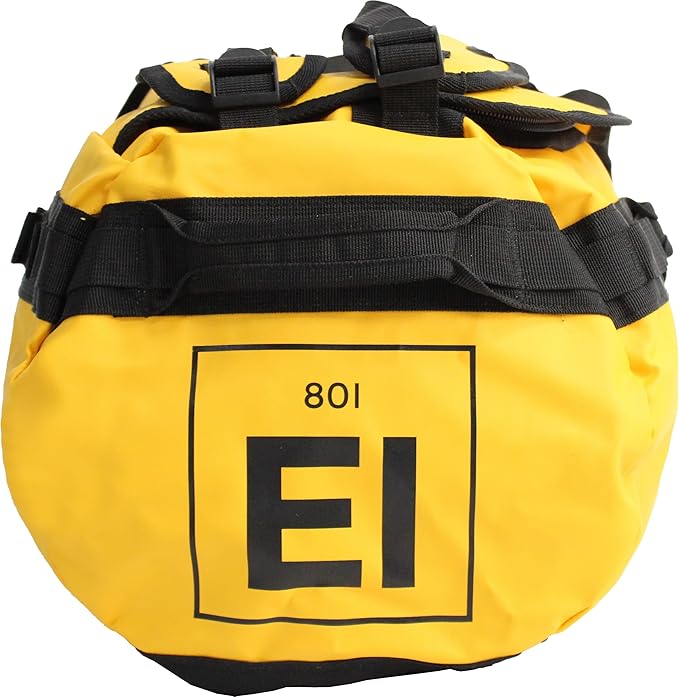 Element Equipment Trailhead Duffel Bag Shoulder Straps Waterproof Yellow Large