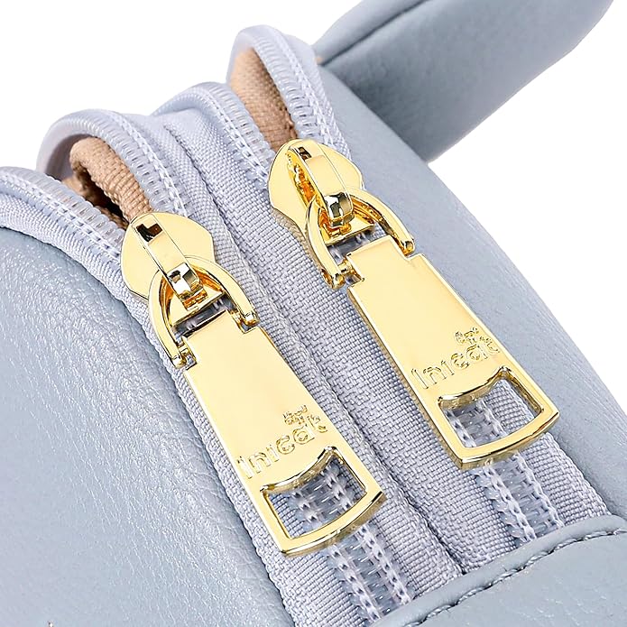 INICAT Travel Small Crossbody Sling Bags Women Cross Body Purses Passport Holder Vegan Leather Fanny Packs Birthday Gifts