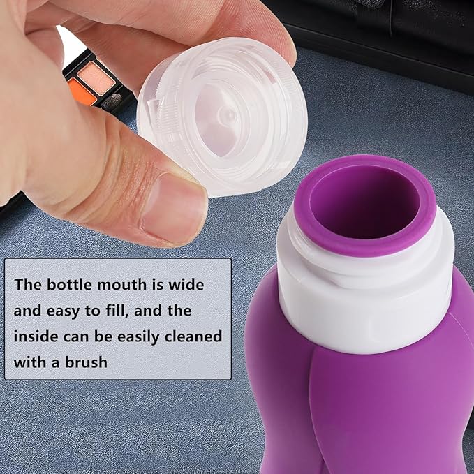 5 Pack Travel Bottles for Toiletries, TSA Approved 3oz Portable Travel Containers for Toiletries, Leak Proof Travel Tubs Refillable Liquid Travel Accessories for Shampoo Conditioner Lotion Body Wash