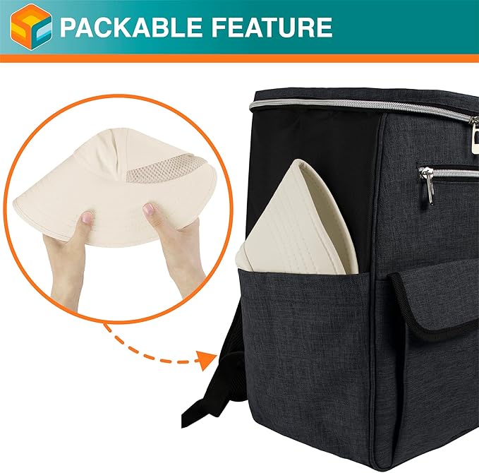 SUN CUBE Sun Hat for Women with Ponytail Hole Neck Flap, Gardening Hat Women Sun Protection, UV Hats Hiking Walking Fishing