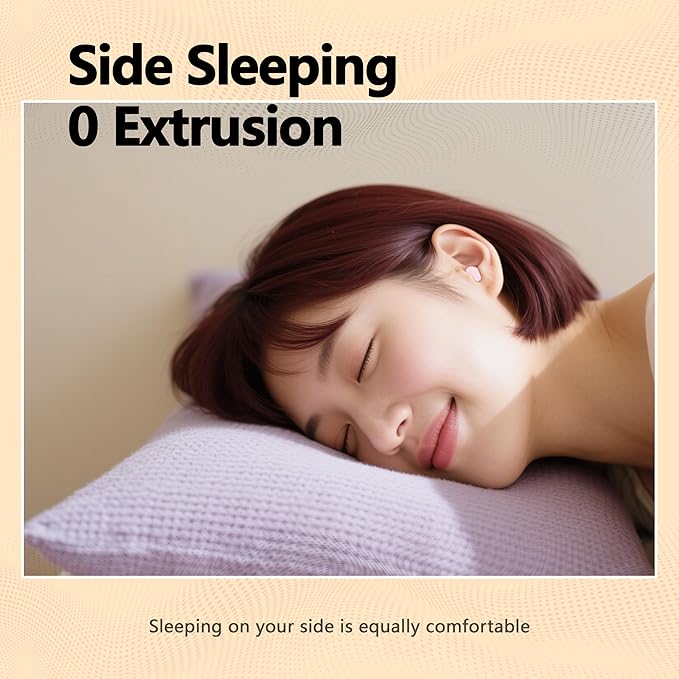 Ear Plugs for Sleeping Noise Cancelling, 45dB for Noise Reduction, Noise-Reducing Earplugs for Sleeping, Concerts, Shooting, Silicone Hearing Protection Earbuds with 8 Eartips (Beige, One Size)