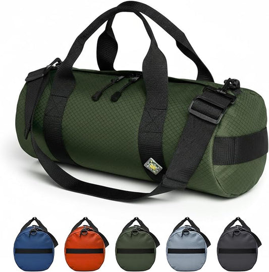 Diamond Ripstop Duffle Bags, Ultra Tough & Tear Resistant, Reinforced Stitching, Weatherproof, Packable Foldable Duffle Bag for Traveling