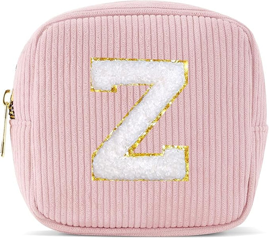 Pocmimut Personalized Makeup Bag,Cute Cosmetic Bag Pouches Travel Toiletry Bag for Graduation Gifts Birthday Gift Teacher Gifts for Girls,Z