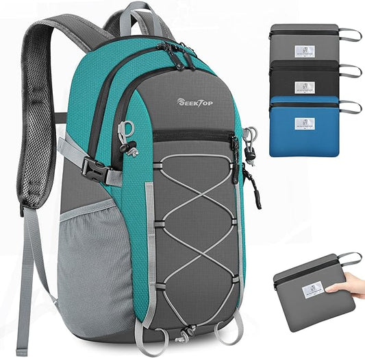 Seektop 20L Foldable Waterproof Hiking Backpack, Ultralight Small Lightweight Daypack Packable Backpack for Men Woman