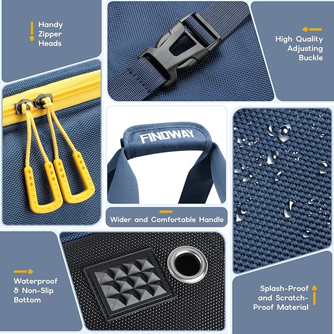 findway Ski Boot Bag, 55L Ski Boot bag Backpack 1680D Waterproof for Skis, Ski Helmet, Ski Boots, Snowboard & Accessories