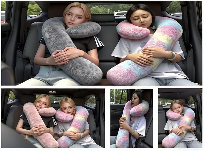 Long-Distance Travel Neck PillowCar Sleep Aid Pillow,Home/Office Lumbar Pillow,Ergonomic Wrap-Around Neck Pillow, Neck Support for Adults and Children,Multifunctional Travel Pillow,throw pillow