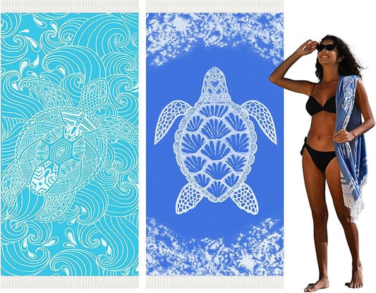 Thin Turkish Beach Towel Lightweight Quick Dry Absorbent Cotton Bathroom Bath Pool Swim Towels Extra Large Oversized Sand Free Beach Accessories Essentials Cloud Gifts for Adult