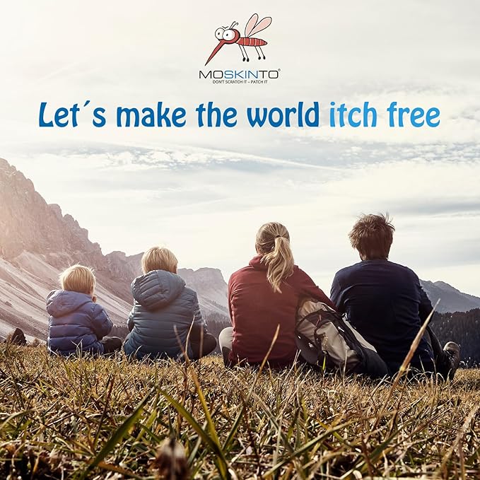 Moskinto The Original Mosquito Itch Relief Patches for Kids & Adults, Bug Bite Patches Soothe Swelling & Itching, Anti Itch Bug Bite Relief, Suction Tool Alternative, Family Pack, 42 Count, Pack of 2