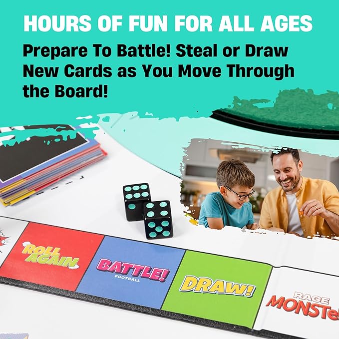 Dude Perfect Board Game, 2-5 Player Challenging and Competitive Family Board Games, Ideal Sports Board Games for Family Game Night, Ages 4 and Above