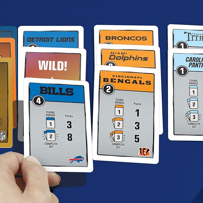 Monopoly Deal NFL Edition Game | Officially Licensed NFL Card Game for Families and Kids | Ages 8+ | 2-5 Players | 15 Mins. | Football Games | Christmas Stocking Stuffers