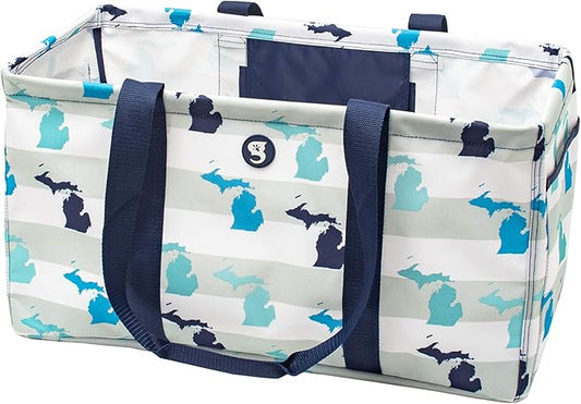 geckobrands Large Utility Tote - Durable Multipurpose Bag for Beach, Travel, Shopping & Outdoor Activities