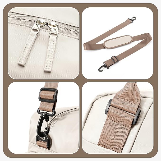 Small Gym Bag for Women, Travel Duffle Bag with Shoe Compartment, Carry on Weekender Bags Waterproof Overnight Bags