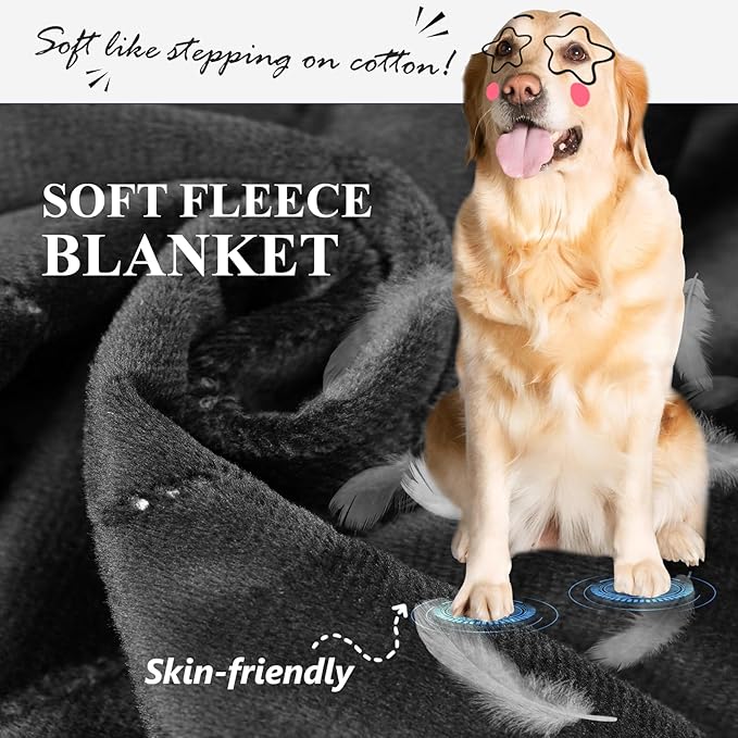 2025 Upgraded Back Seat Extender for Dogs with Soft Blanket, Dog Car Seat Cover for Back Seat Holds 420lbs, Hard Bottom Backseat Cover for Dogs, Waterproof Dog Hammock for Car, SUV, Truck, Black