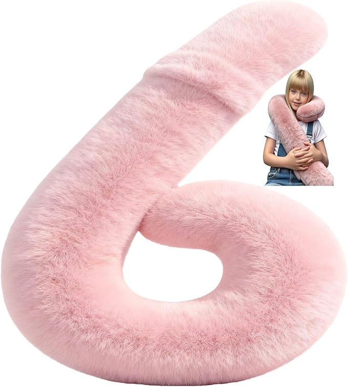 Long-Distance Travel Neck PillowCar Sleep Aid Pillow,Home/Office Lumbar Pillow,Ergonomic Wrap-Around Neck Pillow, Neck Support for Adults and Children,Multifunctional Travel Pillow,throw pillow